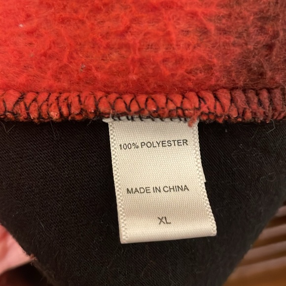 Koolaburra By Ugg Red Buffalo Plaid Sherpa Pullover - Picture 6 of 7